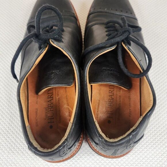 Samuel Hubbard Market Cap Shoes Mens 7 Black Leather Lace Up Oxfords main image 7